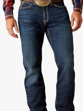 Ariat Men's Indigo Straight-Leg Jeans